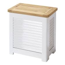 Small white wooden storage box. Storage Box Small White