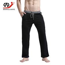 2019 Wj 2018 Men Home Pants Pajamas Sleepwear Pyjamas Men Winter Pajama Pants Mens Pyjama Sheer Cotton Bottoms Solid From Sandlucy 29 36