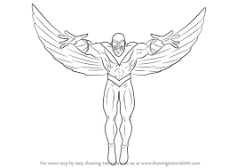 Learn How To Draw The Falcon Marvel Comics Step By Step Drawing Tutorials Click here to save the tutorial to pinterest! to draw the falcon marvel comics