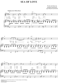 986,064 views, added to favorites 6,756 times. Sea Of Love Quot Sheet Music By The Honeydrippers Phil Phillips Iggy Pop For Piano Vocal Chords Sheet Music Now