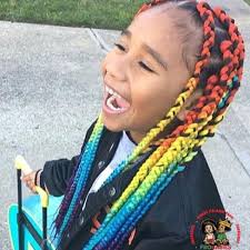 Rindfleisch's rainbow rubber bands are ridiculous! Braid Styles For 4c Natural Hair Hairstyle Directory
