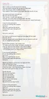  carry on,  