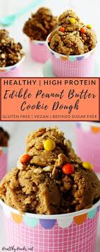 If You Ever Wake Up And Want Cookie Dough This Eggless Edible Peanu Edible Cookie Dough Healthy Quick Healthy Desserts Edible Peanut Butter Cookie Dough Recipe
