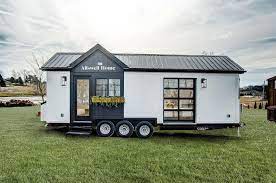 Home Brand Allswell Just Launched A Stunning Tiny Home Peek Inside Here House On Wheels Tiny Houses For Sale Tiny House