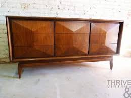 United Furniture Mcm Diamond Front Dresser Bedroom Furniture For Sale Modern Furniture Furniture