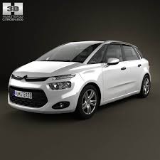3d Model Of Citroen C4 Picasso 2014 Citroen C4 Picasso Citroen C4 Citroen