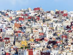 The Medina In Tangier Morocco Most People Live In Houses Built On Th Tangier Morocco Morocco Tangier