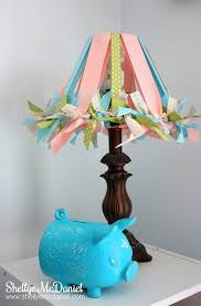 Easy peasy tutorial (and a decorating epiphany): Fun Diy Ribbon Lampshade Online Ribbon May Arts Ribbon
