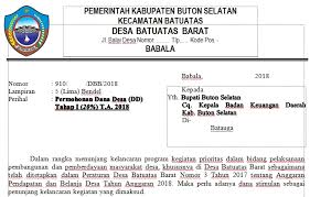 Rumah Aspirasi Warga Kujangsari Format Terbaru Surat Permohonan Pencairan Dana Desa