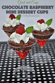Maybe you would like to learn more about one of these? Quick And Easy Valentines Dessert Idea Chocolate Raspberry Mini Dessert Cups A Thrifty Mom Recipes Crafts Diy And More