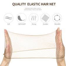 The fine mesh style offers an aperture of just 0.0625 inches, which helps keep your hair net securely in place without ties. Buy Hair Nets For Buns Ygdz 40pcs Invisible Ballet Hair Nets For Women Girls Ballet Dancer Bun Net 10 Hair Bands 40pcs U Shaped Bobby Pins Light Coffee Online In Indonesia B07tfdx6g4