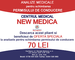 Această procedură se numește preschimbarea permisului auto. Centrul Medical New Medica Servicii Medicale Complete Infoharta