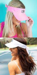 Monogrammed Sun Visor Personalized Visor Visor Monogram Sporty Look