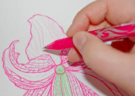 Pilot Frixion Kugelschreiber Mit Gelkugelschreiber Zeichnen