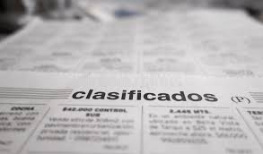Newspaper Classified Section Stock ...