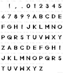 Chrome Normal Fonts Alphabet Fonts Design Chrome