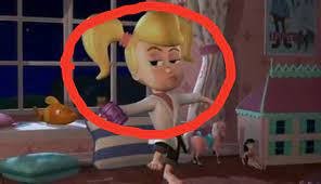 A boy genius with real kid emotions. In Jimmy Neutron Boy Genius 2001 One Of Jimmy S Schoolmate Is Actually Boo From Monsters Inc Shittymoviedetails
