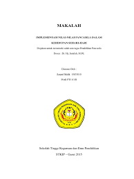 Maybe you would like to learn more about one of these? Cover Makalah Pancasila