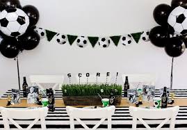 Birthday Party Theme Ideas For Adults Soccer Party Ideas Adults Soccer Theme Parties Football Theme Party Soccer Birthday Parties