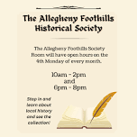 Copy of The Allegheny Foothills Historical Society