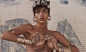 Rihanna poses topless in racy new shoot for Vogue Brazil | Daily Mail Online