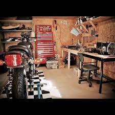バイクガレージ アメリカンヴィンテージ diyのインテリア実例 2017 04 06 15 35 14 roomclip ルームクリップ バイクガレージ ガレージ ガレージのアイデア