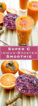 Super C Smoothie Mit Kaki Und Zitrusfruchten Elle Republic Rezept Obst Smoothie Smoothie Portionen
