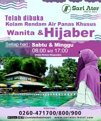 Asyiiik Ada Kolam Rendam Hijabers Di Sari Ater
