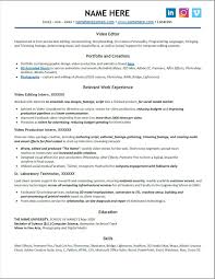 What S Wrong With This Video Editor Resume Editors