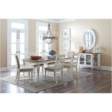 Antique wooden dining table with 6 chairs and 1 extra side chair. 1776 84 Jofran Furniture Rectangular Dining Table