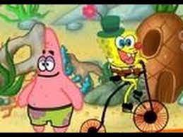 Paseando En Bici Con Bob Esponja Vamos A Jugar Bob Esponja Juego De Autos Jugar
