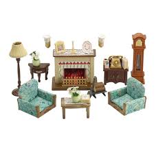 Sylvanian Families Drawing Room Set Drawing Room Setting Cosy Living Room Sylvanian Families
