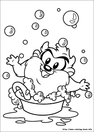 Baby looney tunes taz coloring page. Baby Looney Tunes Coloring Picture