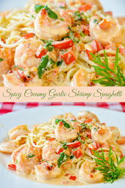 Vibrantly lemony, garlicky, rich, and. Spicy Creamy Garlic Shrimp Pasta Make It As Mild Or Spicy As You Like