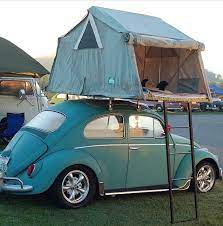 Vw bug dual 44mm weber idf style carburetor kit fits beetle. Retro Vw Bug Rooftop Camper Vw Beetle Classic Vw Beetles Vintage Vw