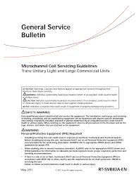 general service bulletin trane com pages 1 16 text