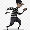 Free coloring pages with the robber for boys and girls. 1