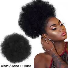 Chignon da donna Coda di cavallo con coulisse afro for donna, 8/10 pollici  capelli ricci afro crespi sintetici extension for chignon con clip in  posticci con coulisse a coda di cavallo Estensione
