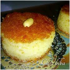 Basboussa Au Yaourt Nature بسبوسة بالياغورت الطبيعي Chez Biba Basboussa Gateaux Et Desserts Recette Basboussa