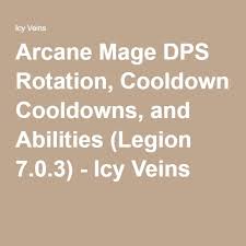 Arcane Mage Dps Rotation Cooldowns And Abilities Legion