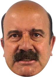 Willie thorne celebrity party face fancy dress