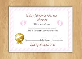 ✓ free for commercial use ✓ high quality images. Baby Shower Winner Certificates Pack Of 8 Pink 1 79 Picclick Uk