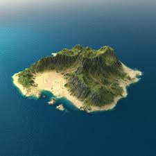 Tropical Island Terrain 1 3d Max Island Tropical Islands Awesome Islands