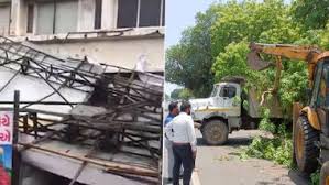 Vadodara Rains Today Photos and Videos: Gujarat City Sees Early Morning Rain With Strong Winds | 📰 LatestLY