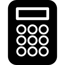 Almost files can be used for commercial. Calculator Black Variant With White Outlines Free Tools And Utensils Icons