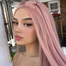 Image May Contain One Or More People And Closeup Pink Hair Dye Hair Inspo Color Aesthetic Hair