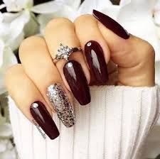 Black And Red Acrylic Nail Ideas Pin On Trending Nails