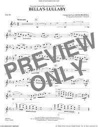 You can also filter the results to find the exact arrangement you're looking for! Burwell Bella S Lullaby From Twilight Sheet Music For Concert Band Flute