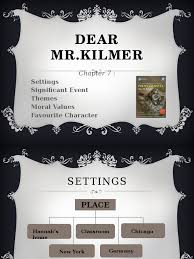 We did not find results for: Dear Mr Kilmer Chapter 7 Presentation