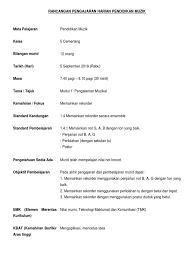 Memandangkan rph tahun 4 kssr semakan ini menggunakan dskp dan kandungan buku teks yang terkini bermula 2020, rph yang disediakan oleh rakan ini belum lengkap setahun. Rph Muzik Tahun 4 2018